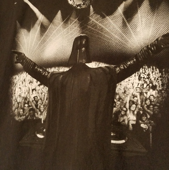 DJ Darth Vader Black Tshirt - Picture 2 of 3